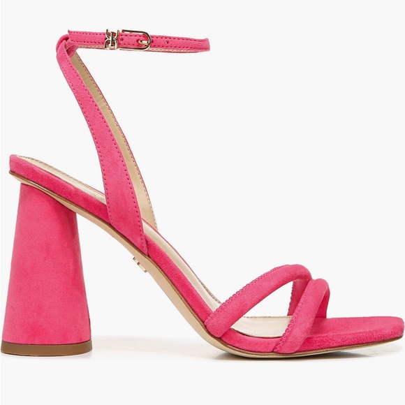 🌸 NWT BNIB • Sam Edelman Kia Strappy Sandal in Dahlia Pink • 9M - Picture 4 of 10